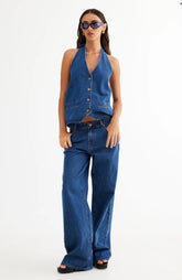 SALE - LIONESS - TOP MODEL JEAN DARK DENIM